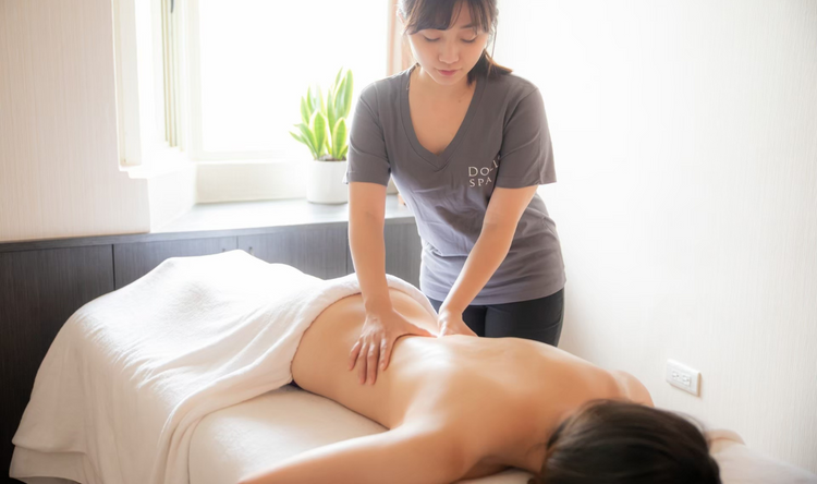 按摩類型與適合族群對照示意